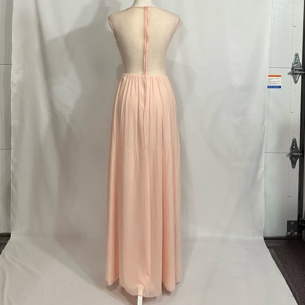 Peach colored formal dress - Picture 4 of 5